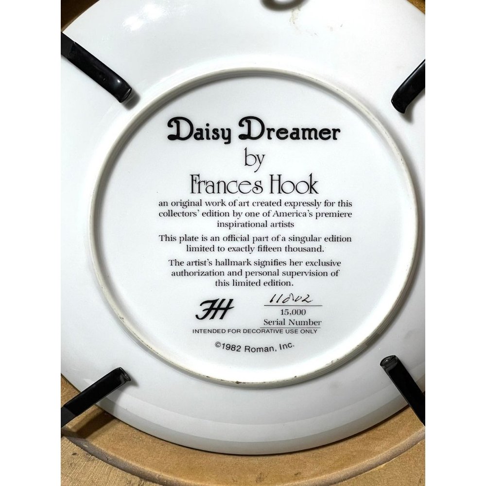 Framed Collector Plate by Frances Hook - Daisy Dreamer - Picture 10 of 12